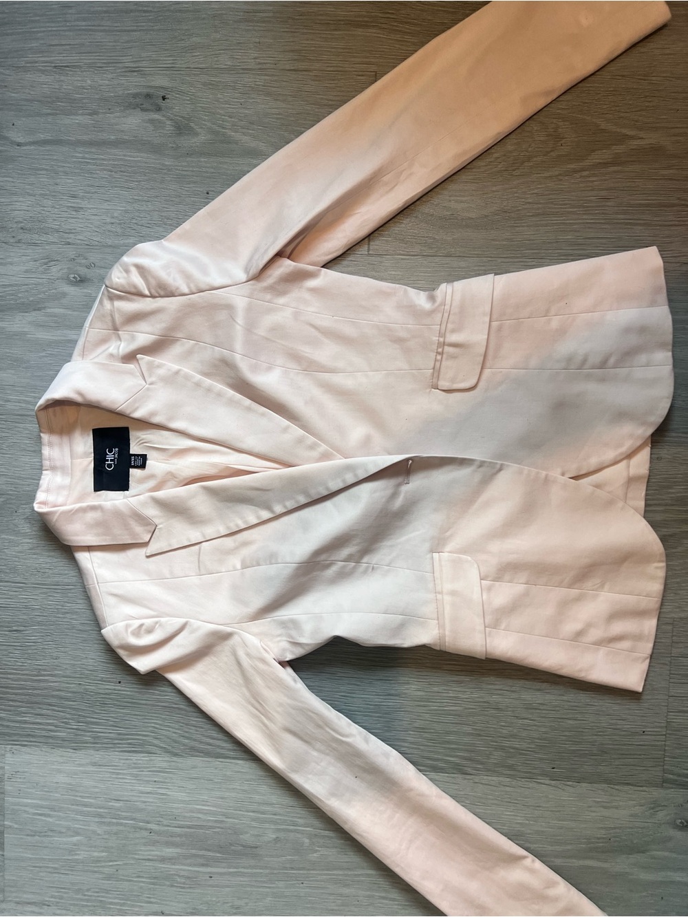 CHIC Light Blush Pink Women's Tailored Blazer